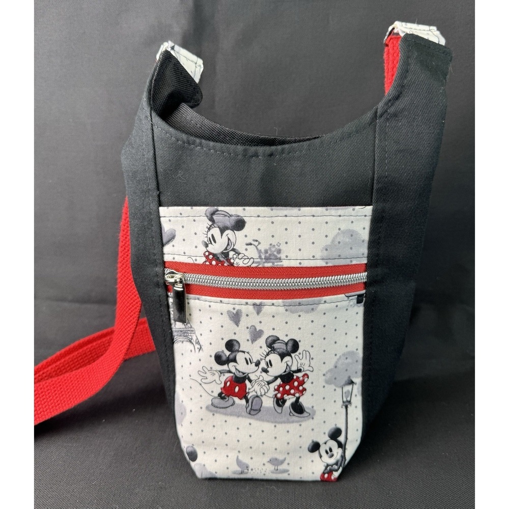 Handmade Disney Mickey & Minnie Mouse Crossbody Drink Holder